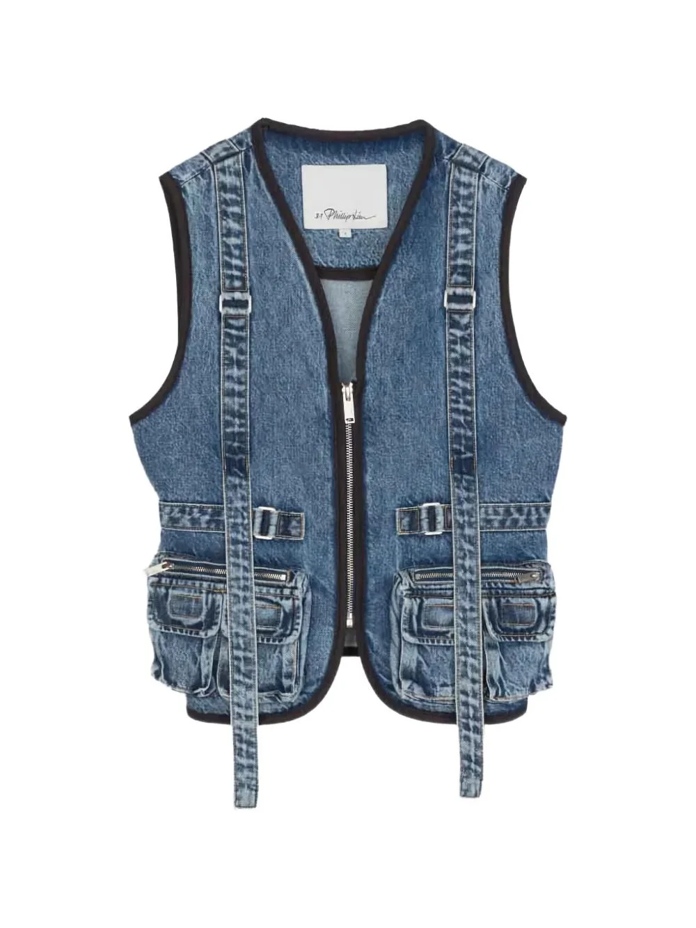 buckle pocket gilet - 1