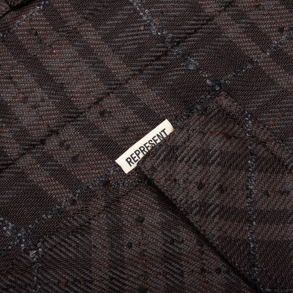REP FLANNEL SHIRT - COFFEE - 3