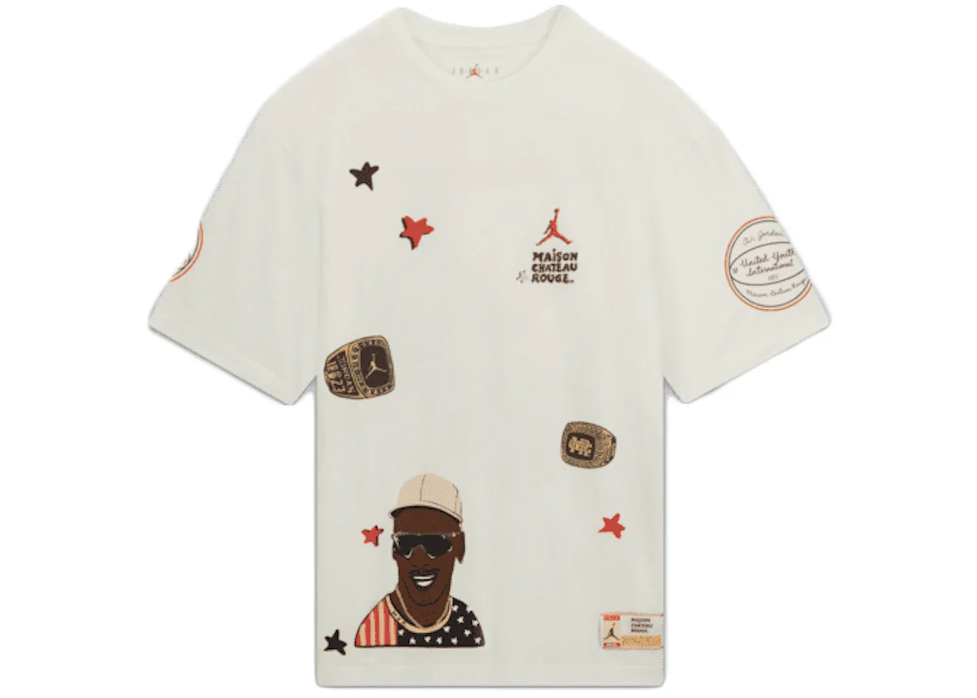 Jordan x Maison Chateau Rouge T-Shirt White - 1