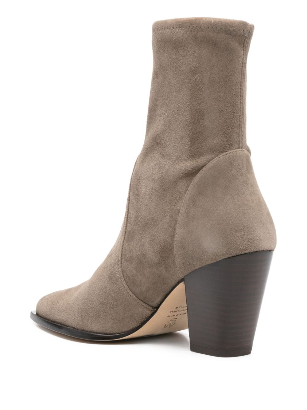 80mm pointed-toe sock boots - 3