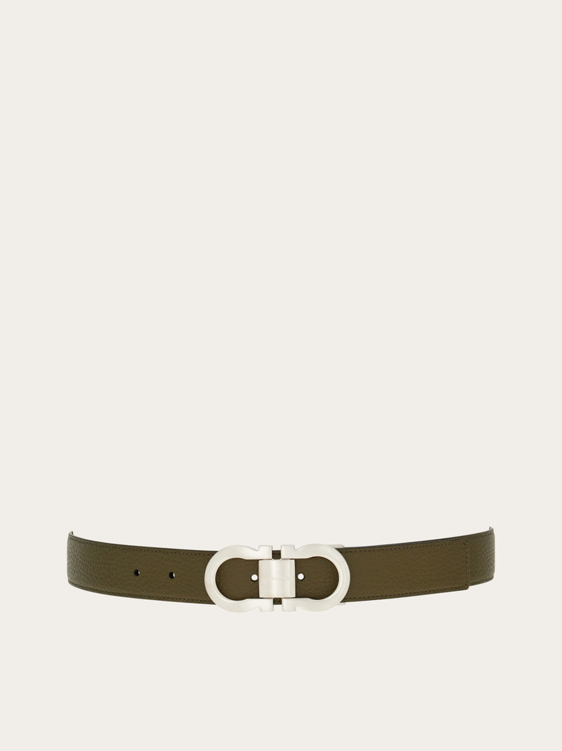 Reversible and adjustable Gancini belt 1