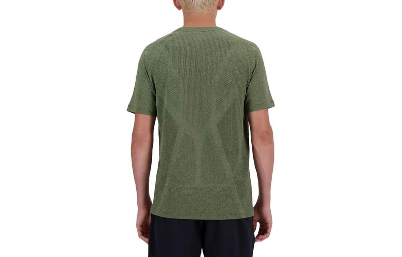 New Balance New Balance Athletics Seamless T-Shirt 'Dark Olivine' MT41080-DEK outlook