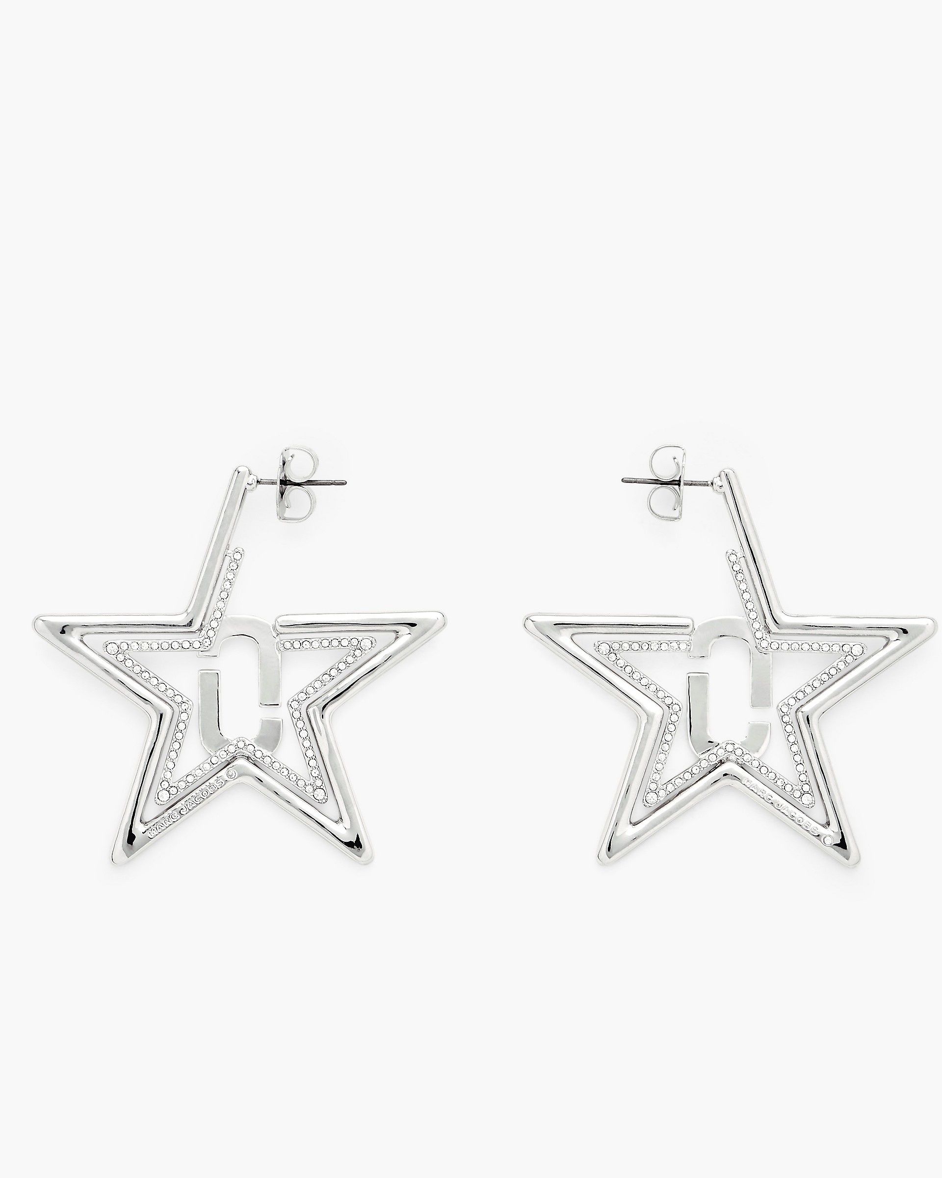 J MARC STAR HOOP EARRINGS - 4