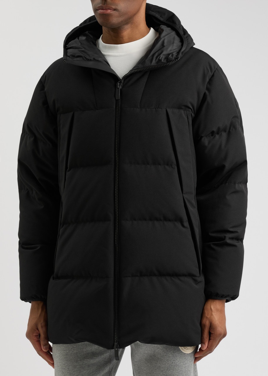 Moncler Men's Valmaron Black Quilted Shell Jacket - 2