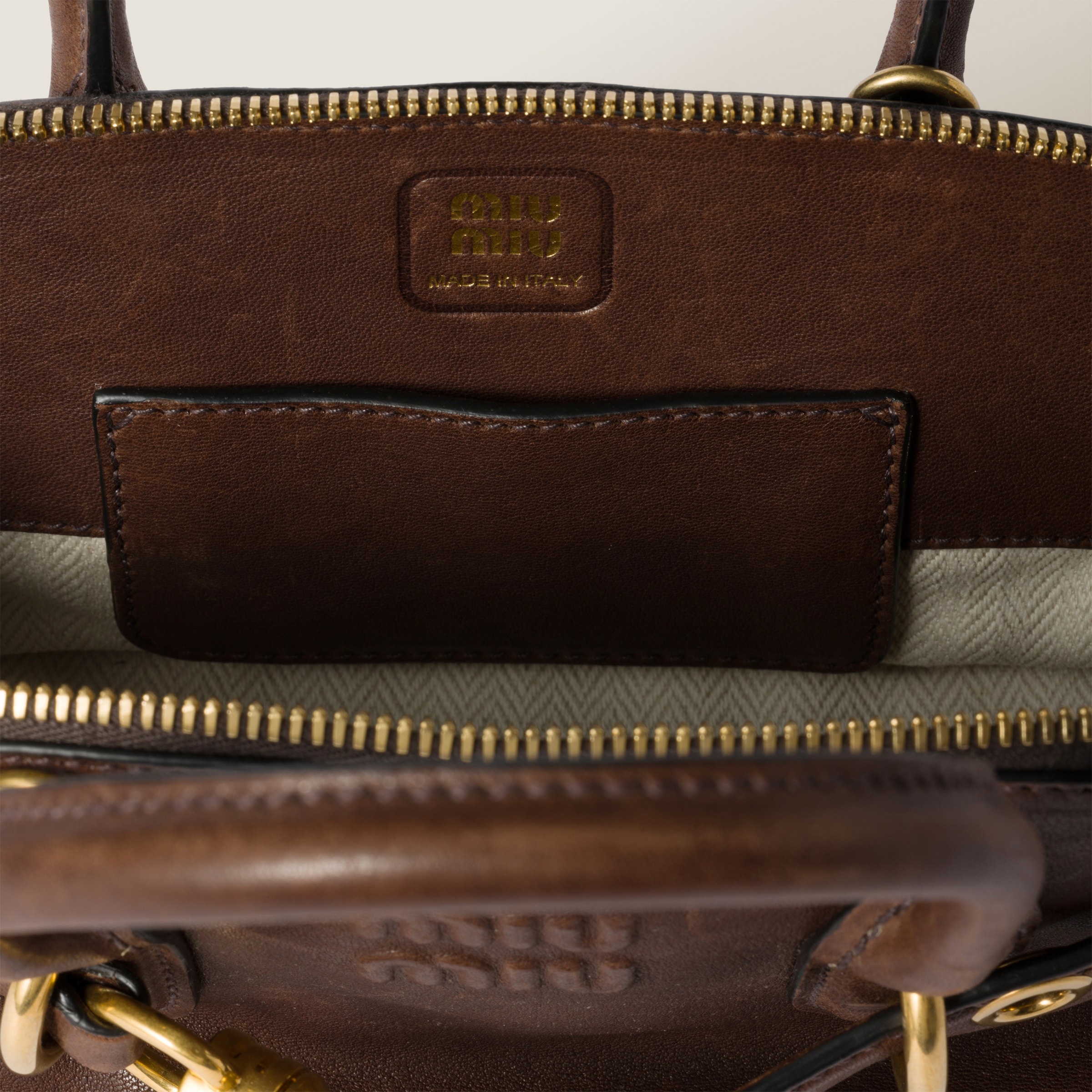 Aventure mini nappa leather bag - 6