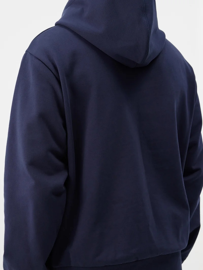 Logo-print cotton-jersey hoodie - 4