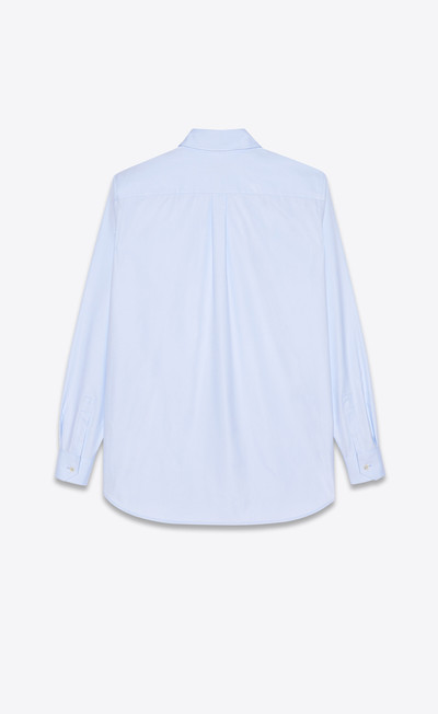 SAINT LAURENT oversized shirt in cotton twill outlook