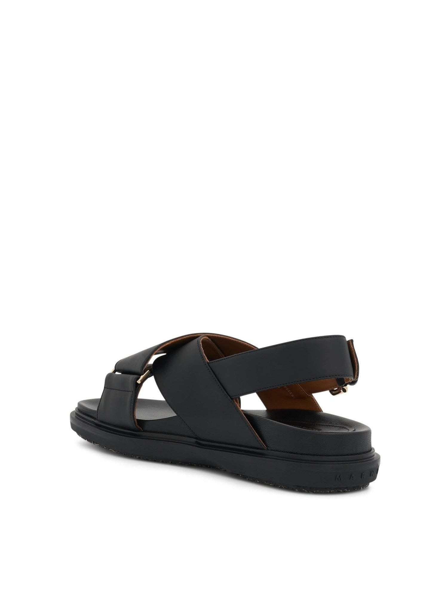 Fussbett Criscross Sandal in Black - 3