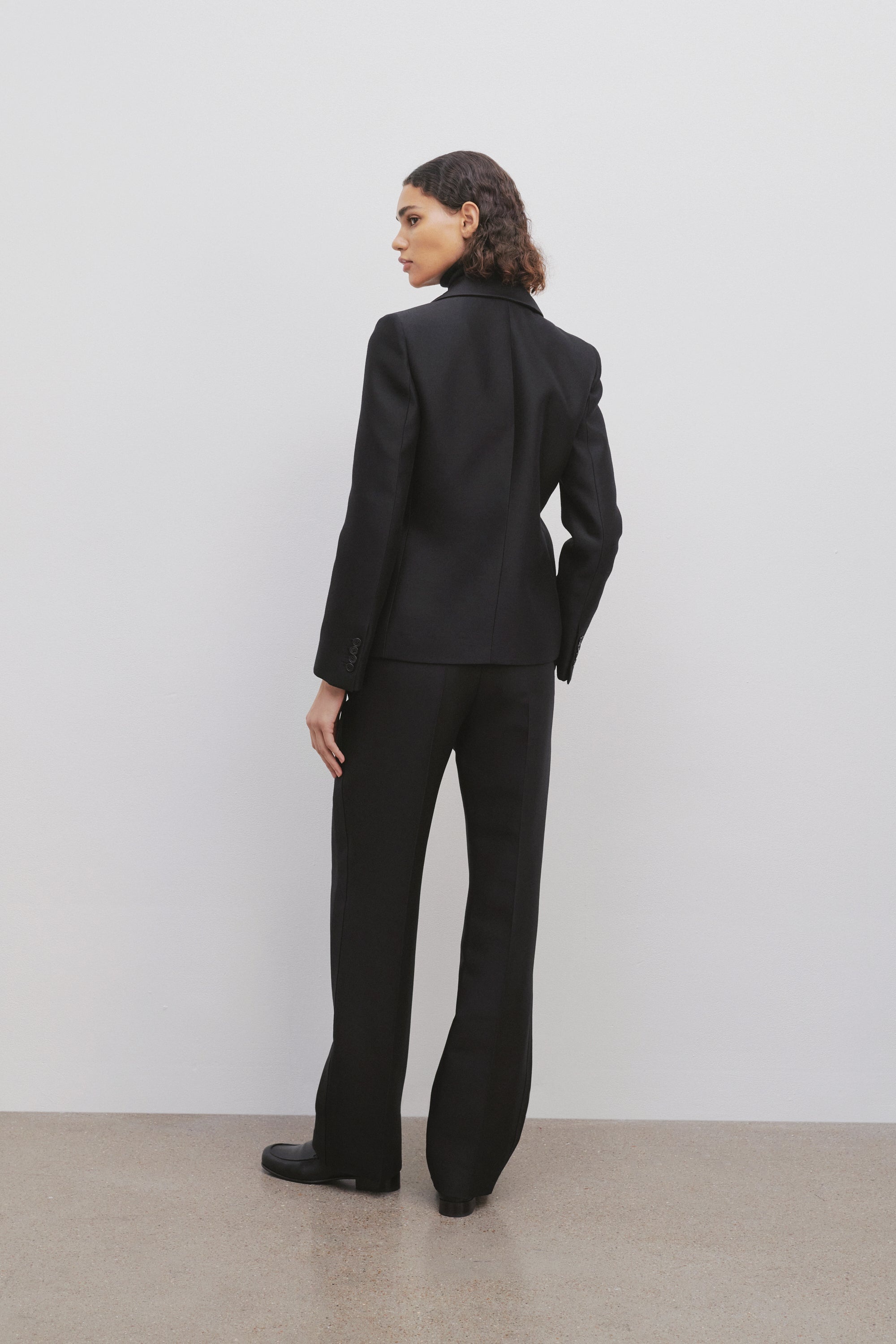Hector Pant in Wool and Silk - 5