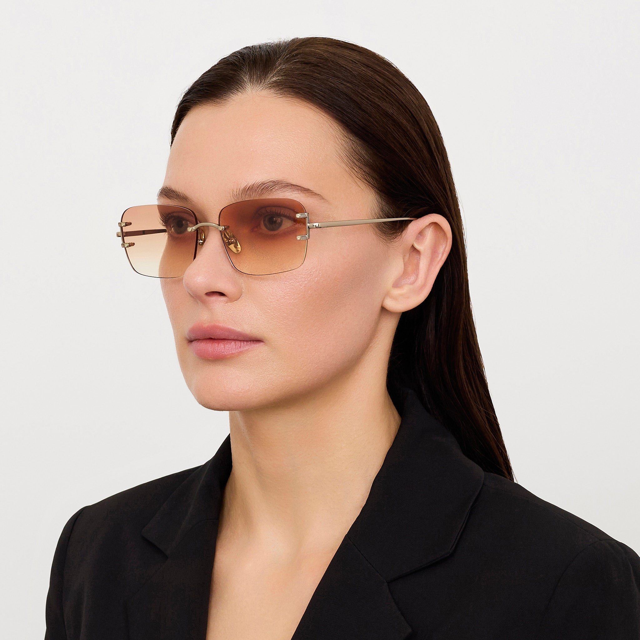 Sasha Sunglasses in Camel and Gold - 6
