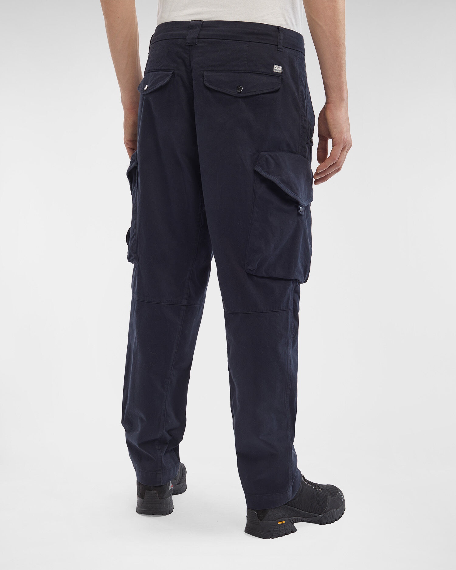 C.P. Company Stretch Sateen Pants Loose Fit | REVERSIBLE