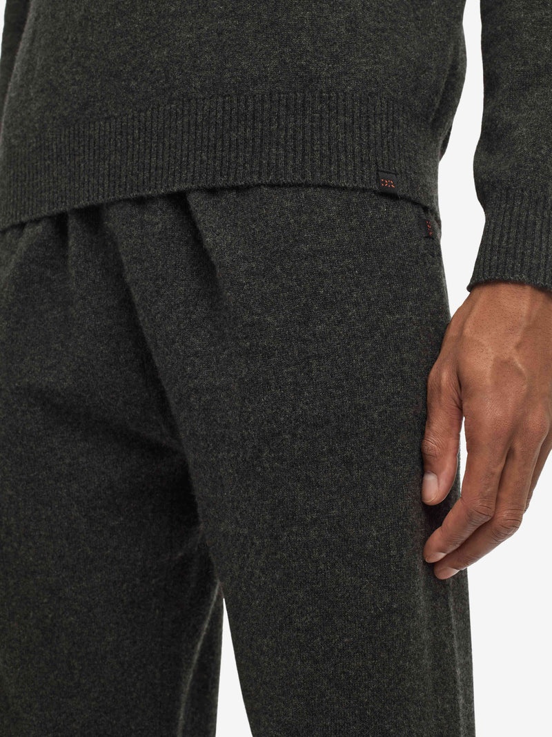 Men's Half-Zip Sweater Finley Cashmere Flint - 5