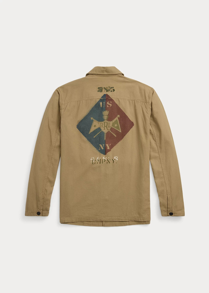 RRL by Ralph Lauren Dobby Graphic Overshirt outlook
