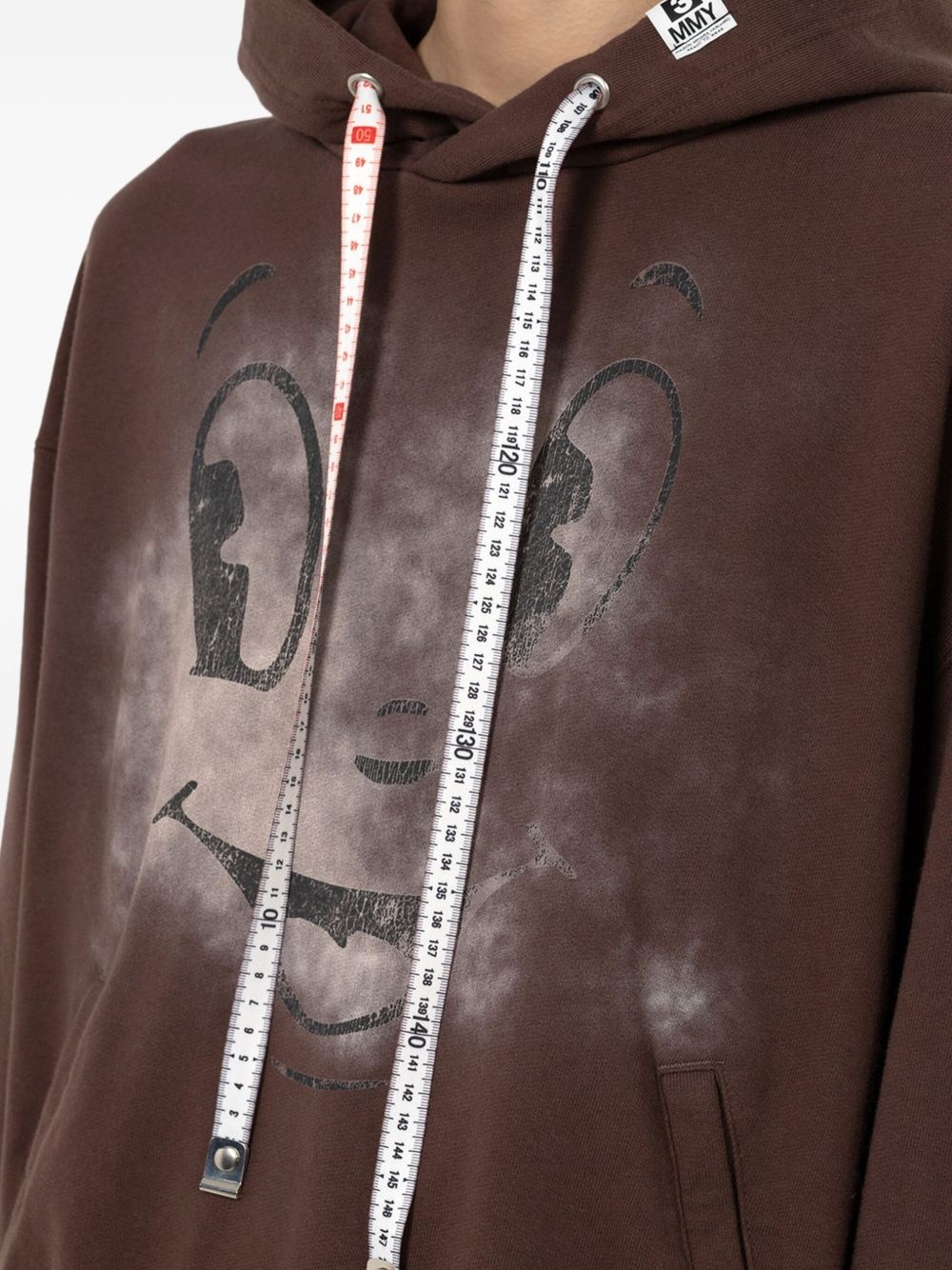 Happy Face-print hoodie - 4