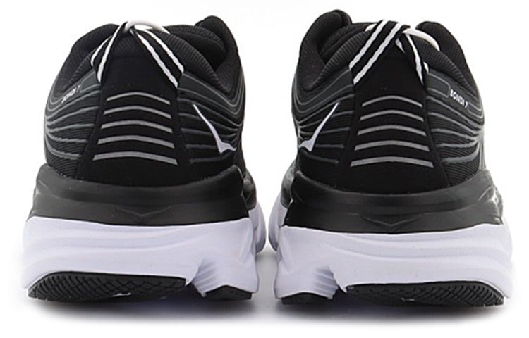 (WMNS) HOKA ONE ONE Bondi 7 'Black White' 1110519-BWHT - 5