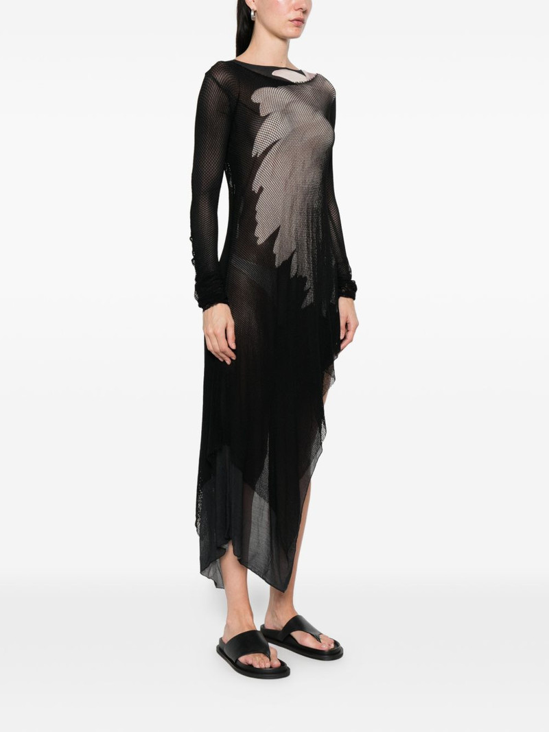 long-sleeved midi dress 3