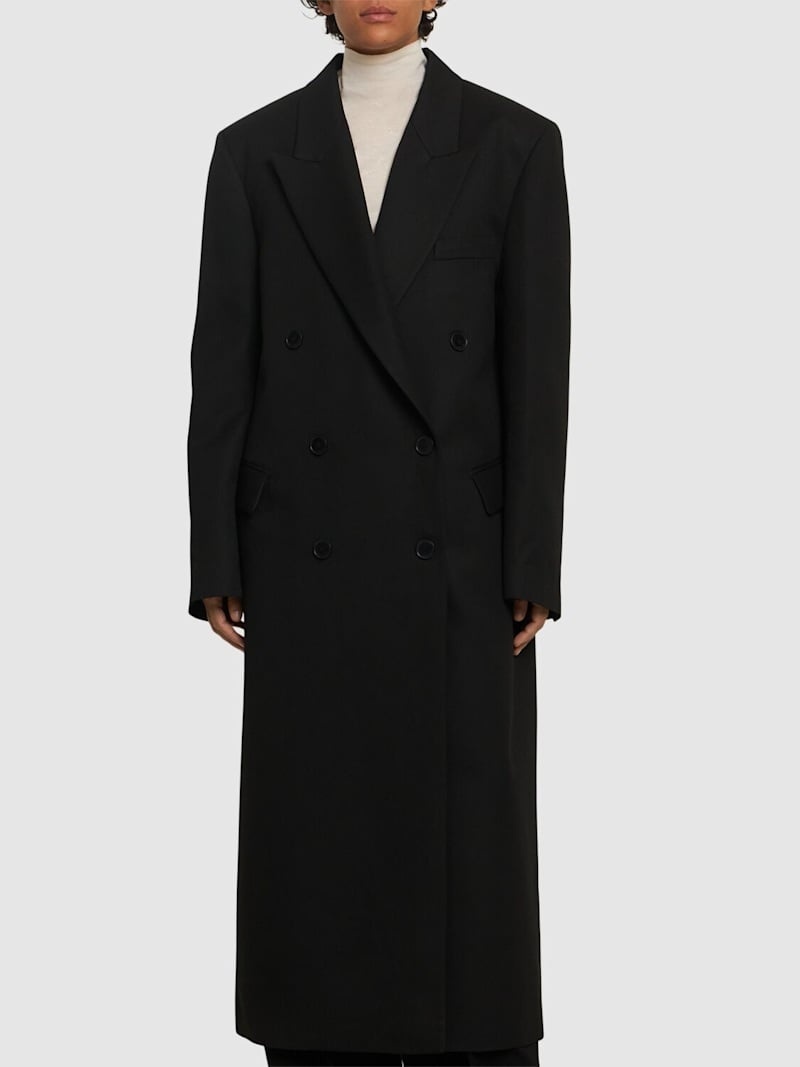 Jane oversize viscose blend long coat - 3