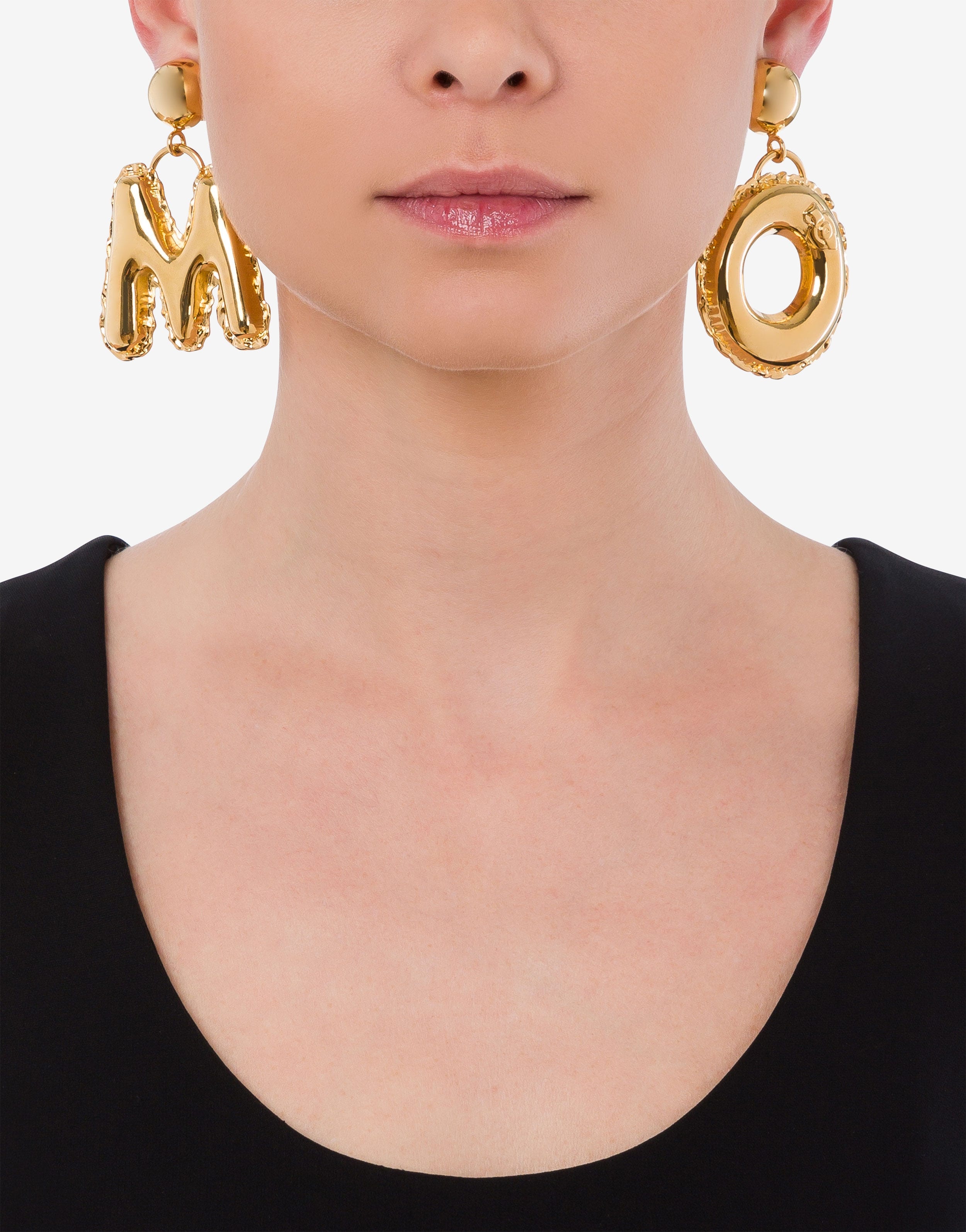 INFLATABLE LETTERS DROP EARRINGS - 4