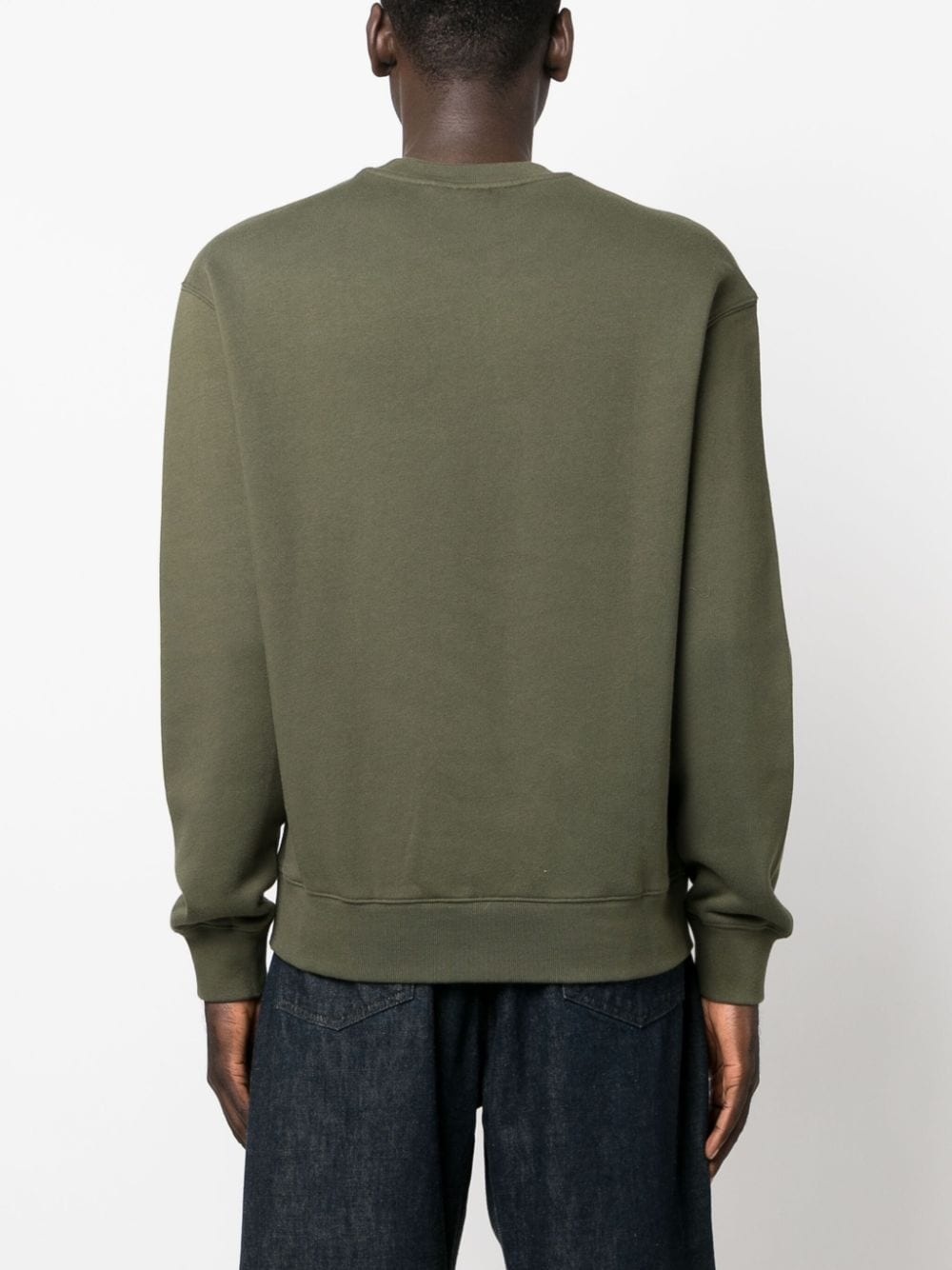 floral-embroidered cotton sweatshirt - 4
