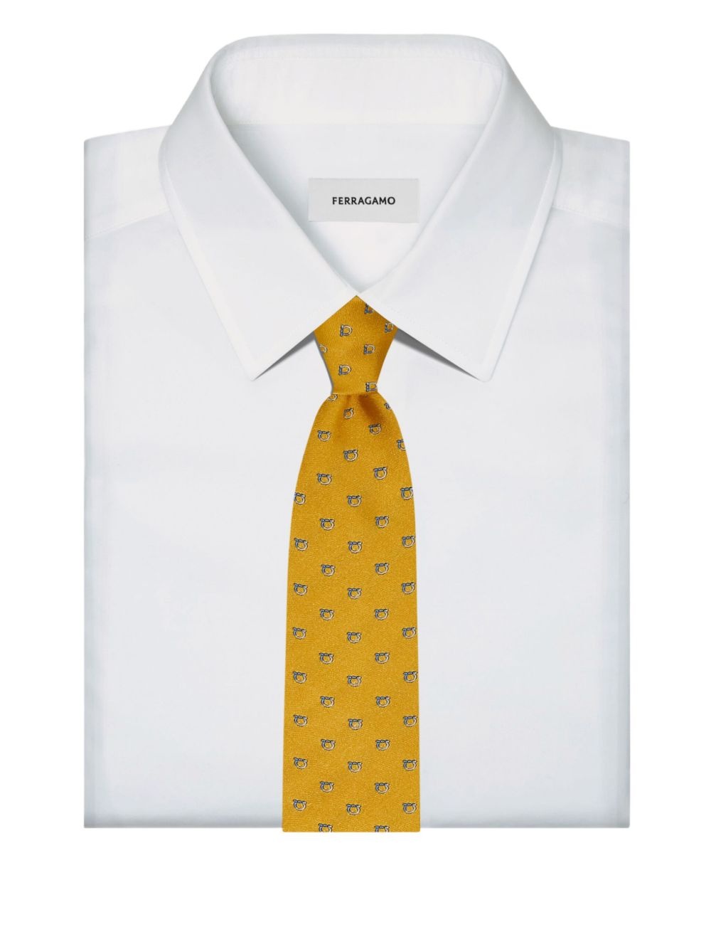 Gancini silk tie - 4