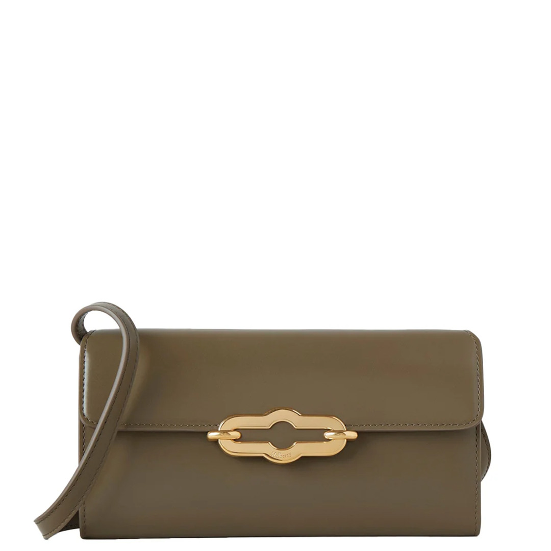 Pimlico Wallet On Strap Linen Green Super Lux Calf - 1