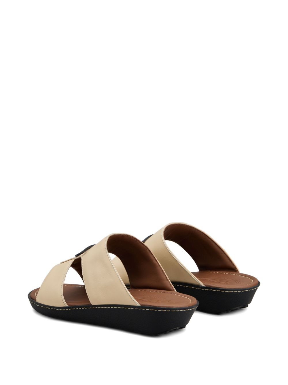 leather T-bar sandals - 4