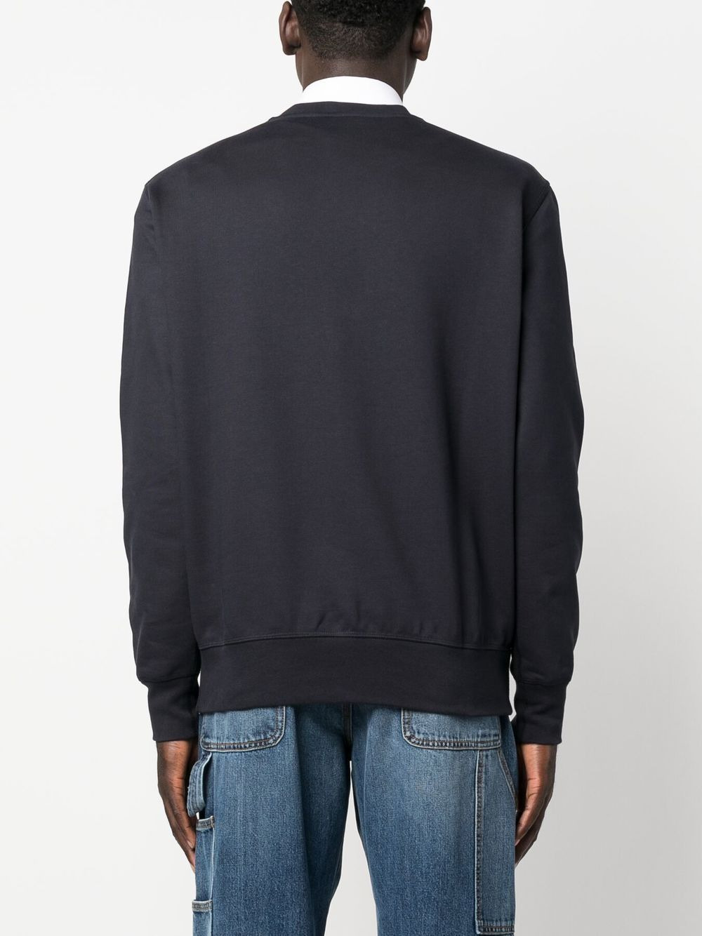 Graffiti logo-print sweatshirt - 4
