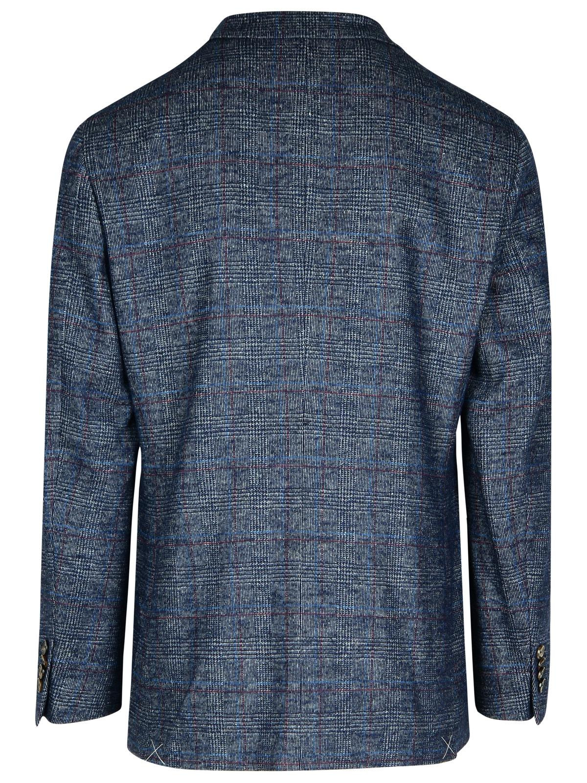 Etro 'Roma' Blue Wool Blend Blazer Men - 3