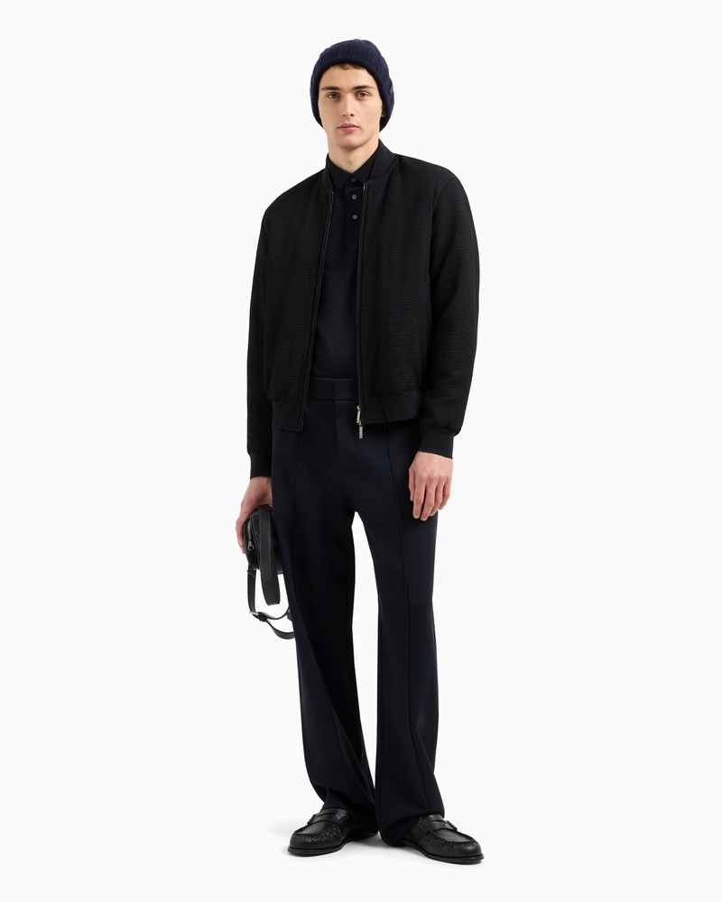 EMPORIO ARMANI JACQUARD JERSEY POLO SHIRT outlook