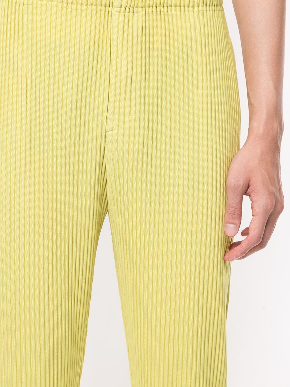 pleated cropped trousers - 5