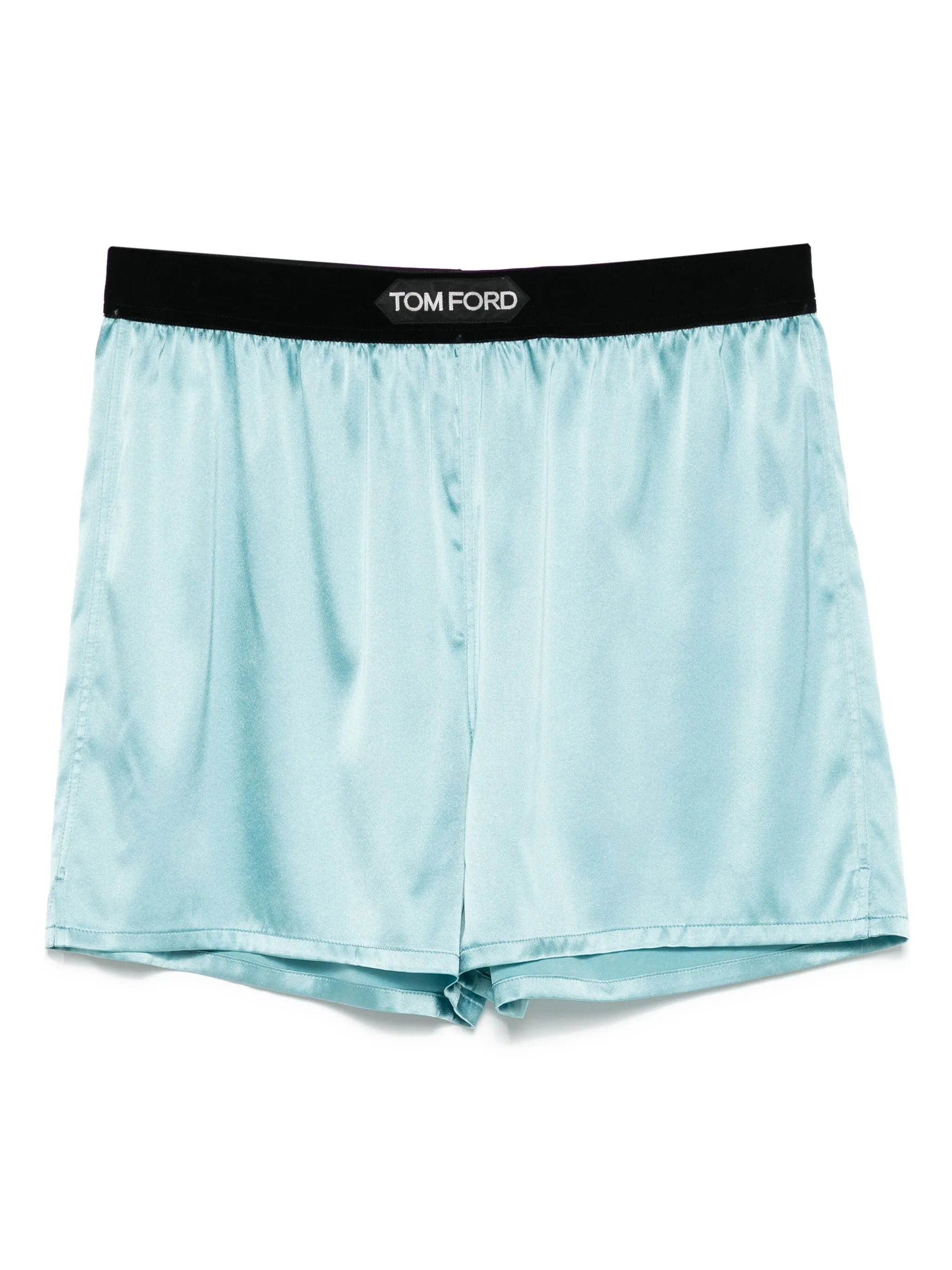 satin pajamas shorts - 1