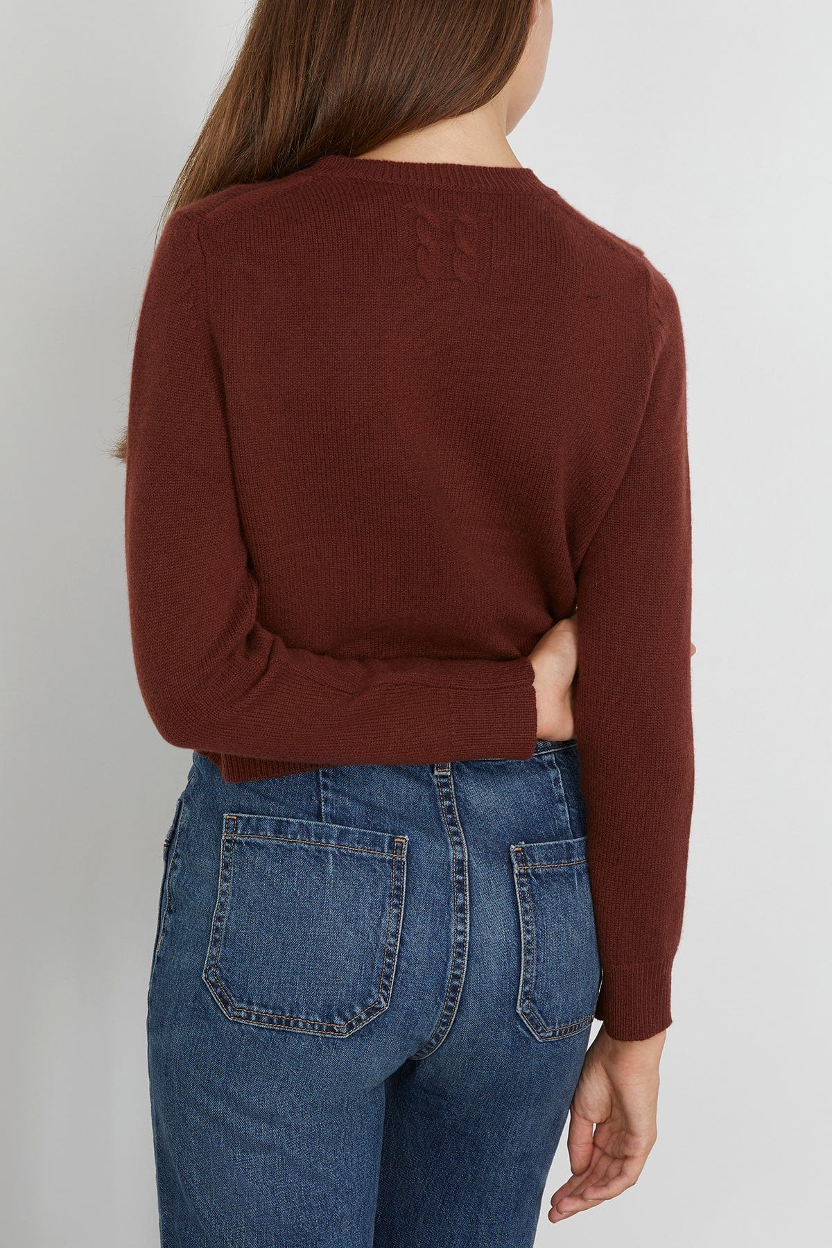 Venus Sweater in Dark Rust - 4