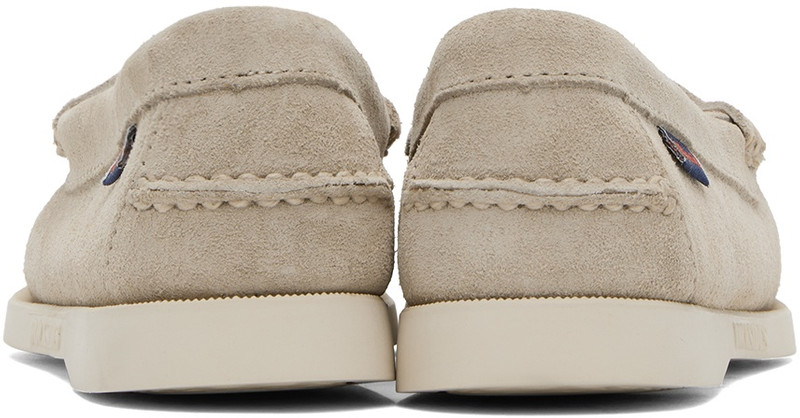 SEBAGO Beige Dan Boat Flesh Out Loafers outlook