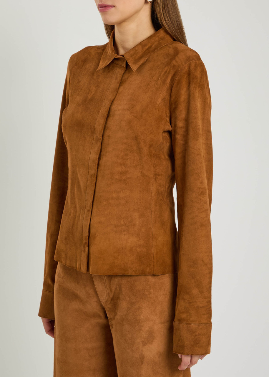 Stouls Sanda Stretch-suede Shirt - 2