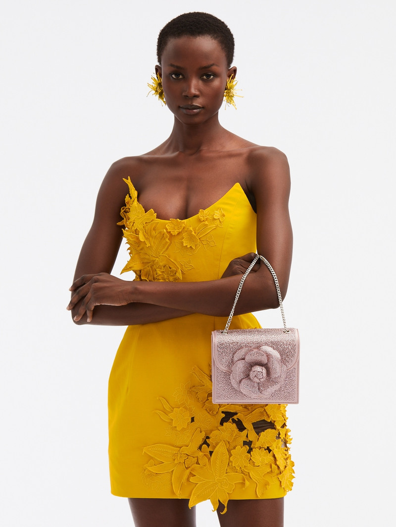 Oscar de la Renta PAVE CRYSTAL MINI TRO BAG outlook
