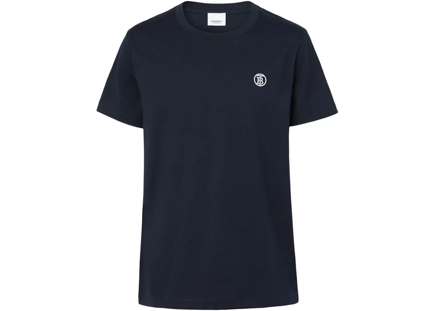 Burberry Monogram Motif Cotton T-shirt Caol Blue/White - 1