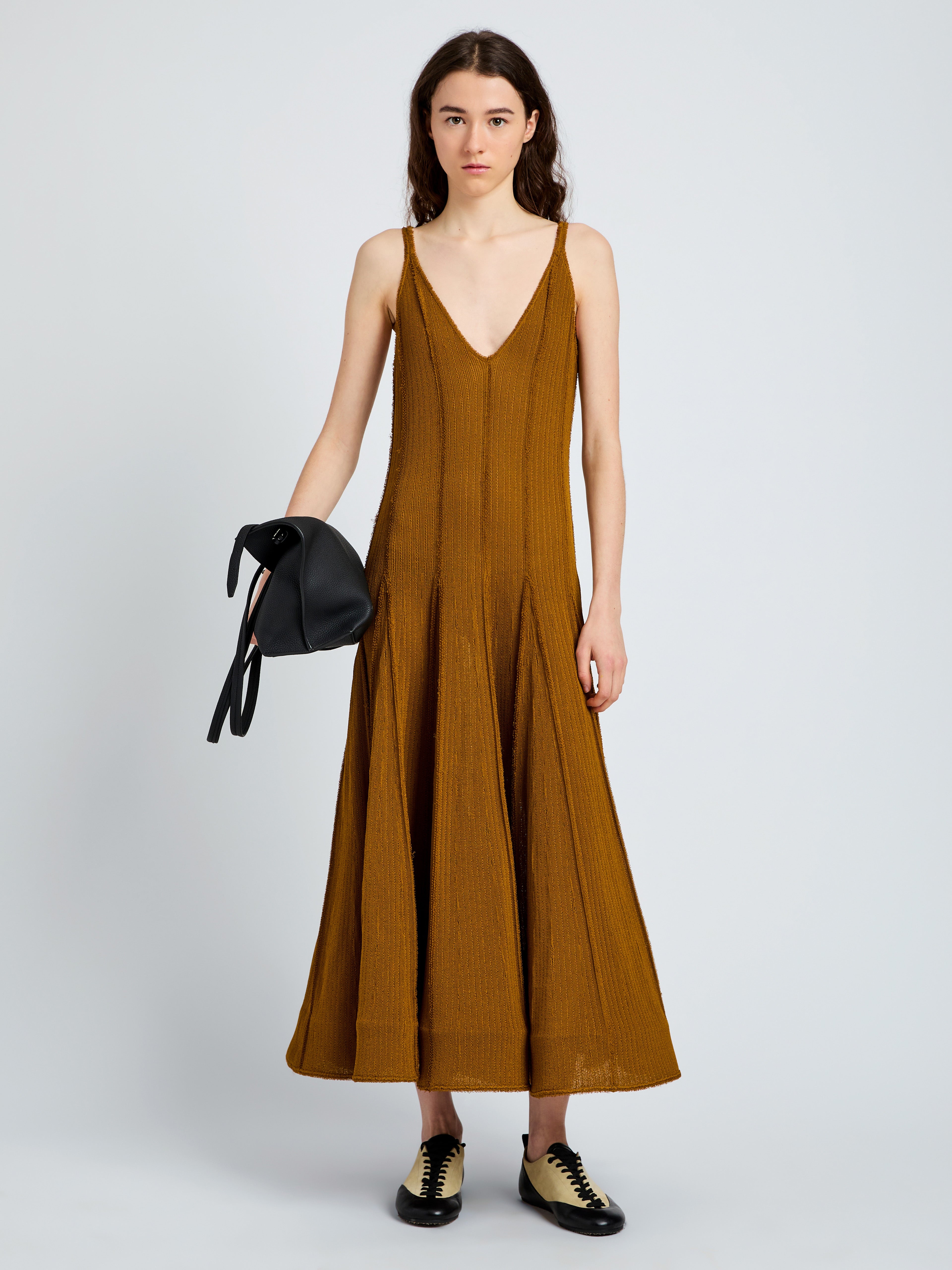 Tavia Dress in Viscose Fringe Knit - 2
