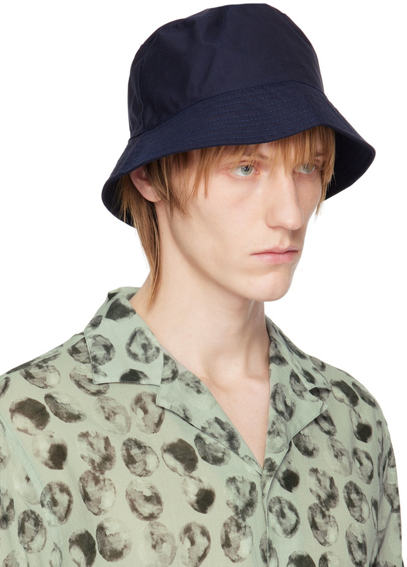 OFFICINE GÉNÉRALE Navy Bob Bucket Hat outlook