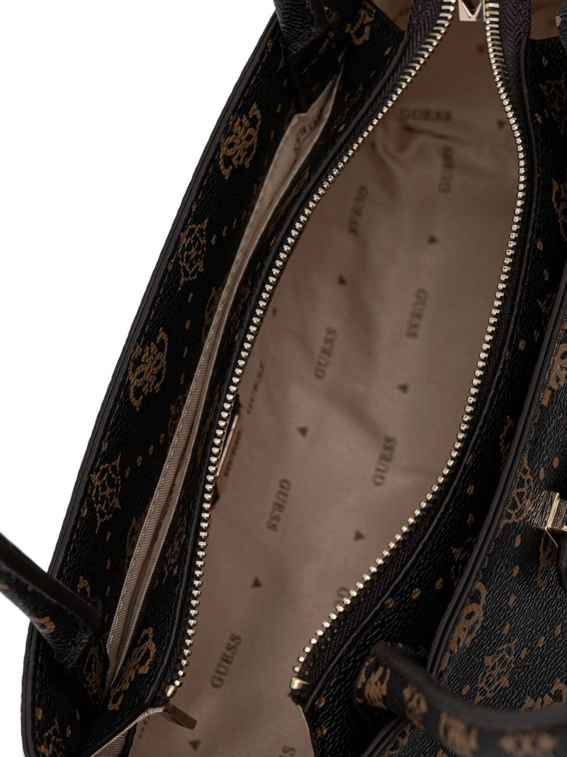 Carrie monogram padlock-charm tote bag 5