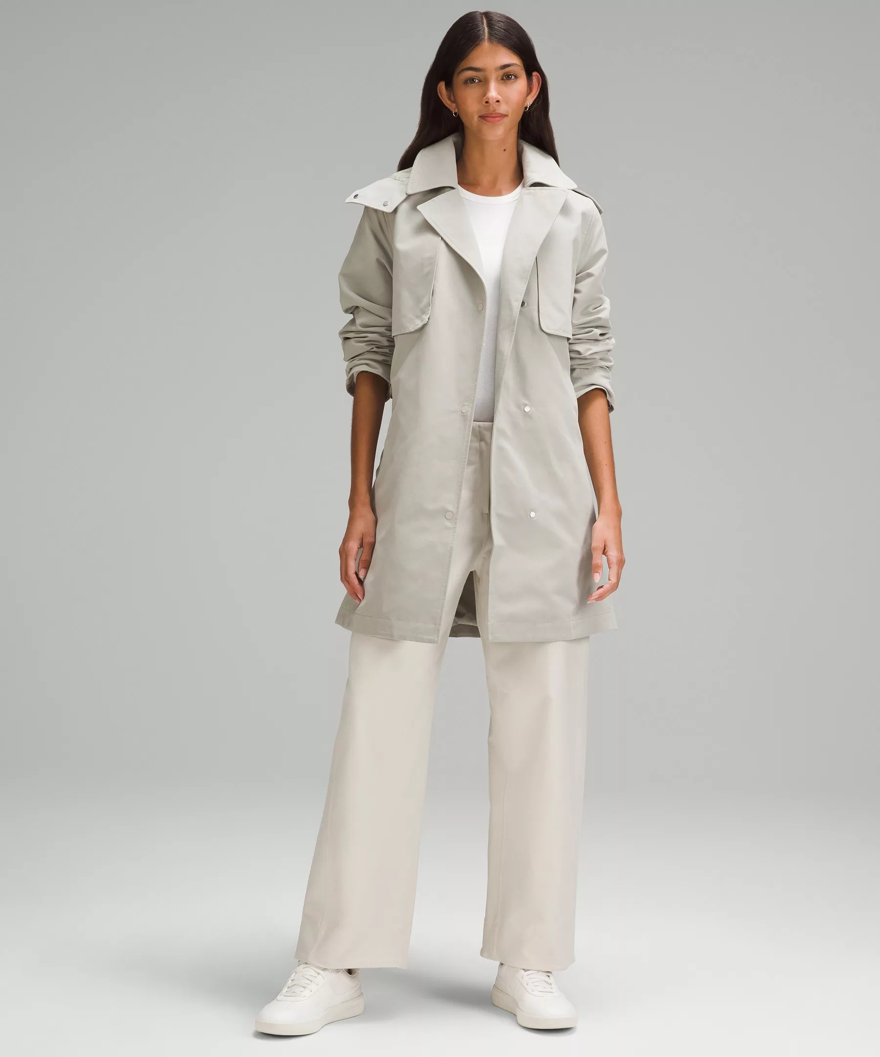 Always There Short Trench Coat - 1