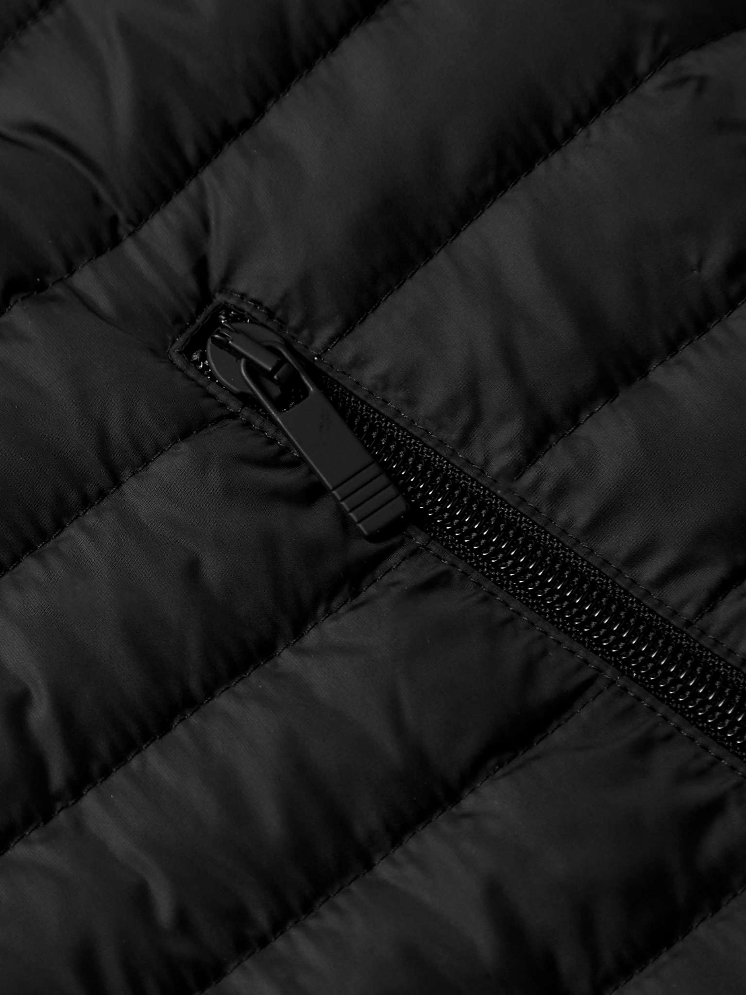 Striped Quilted Shell Down Jacket - 3