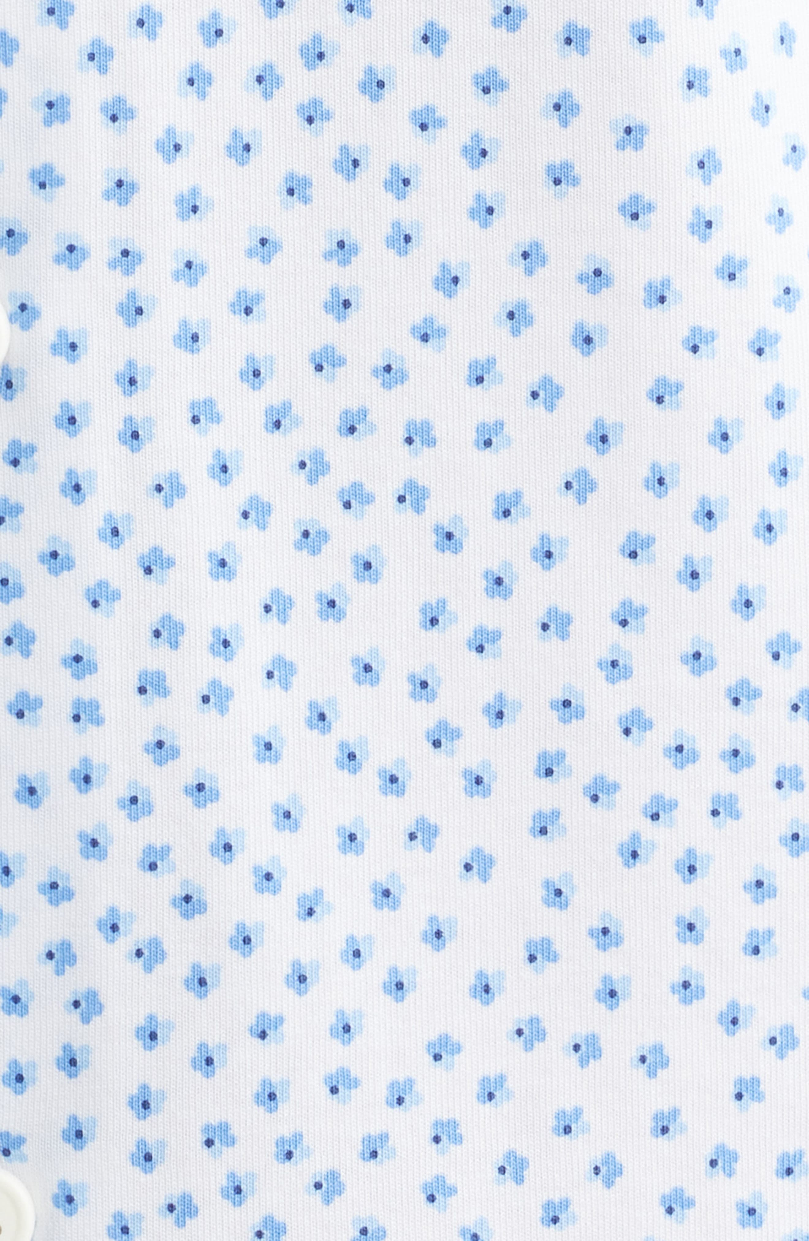 BOSS Roan Kent Slim Fit Button-Up Shirt in Light/Pastel Blue Dots at Nordstrom - 5