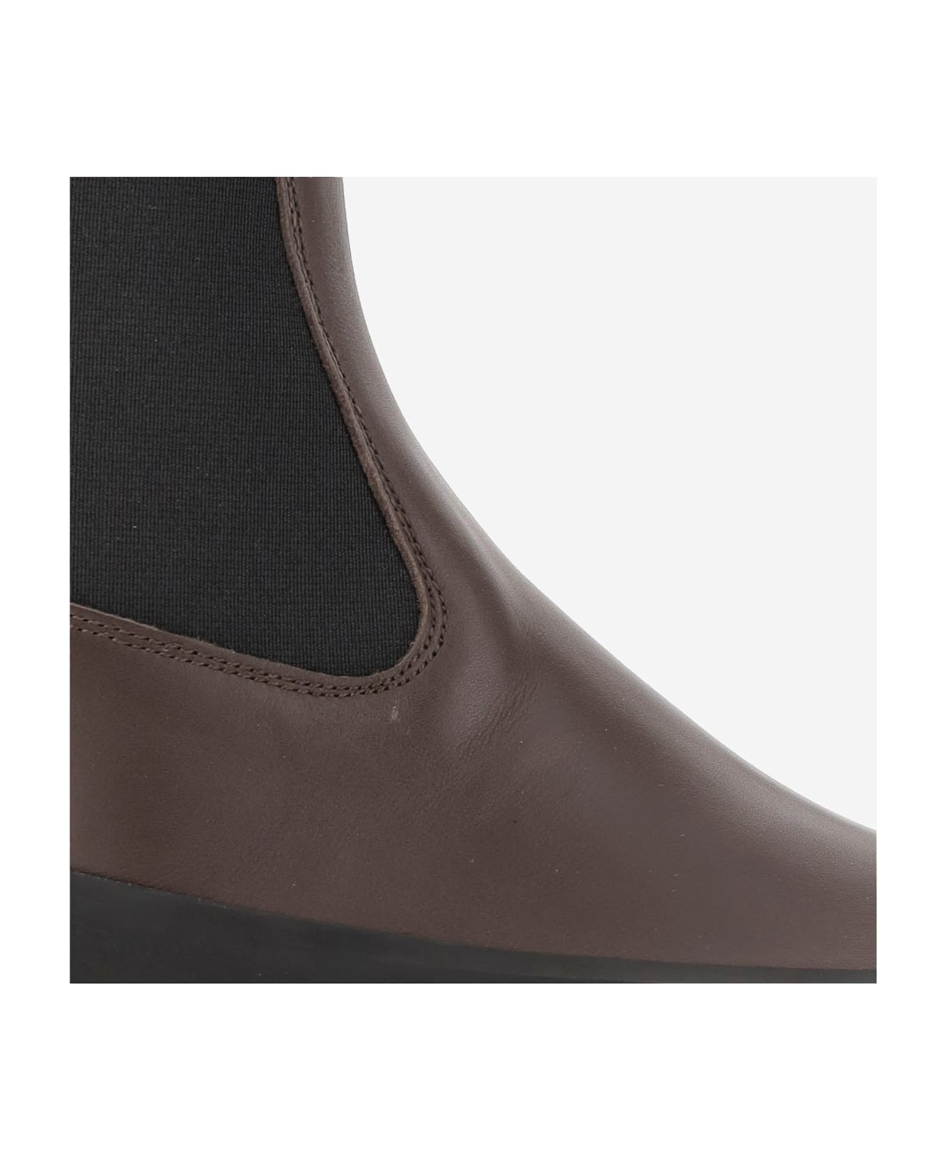 Leather Ankle Boots - 4