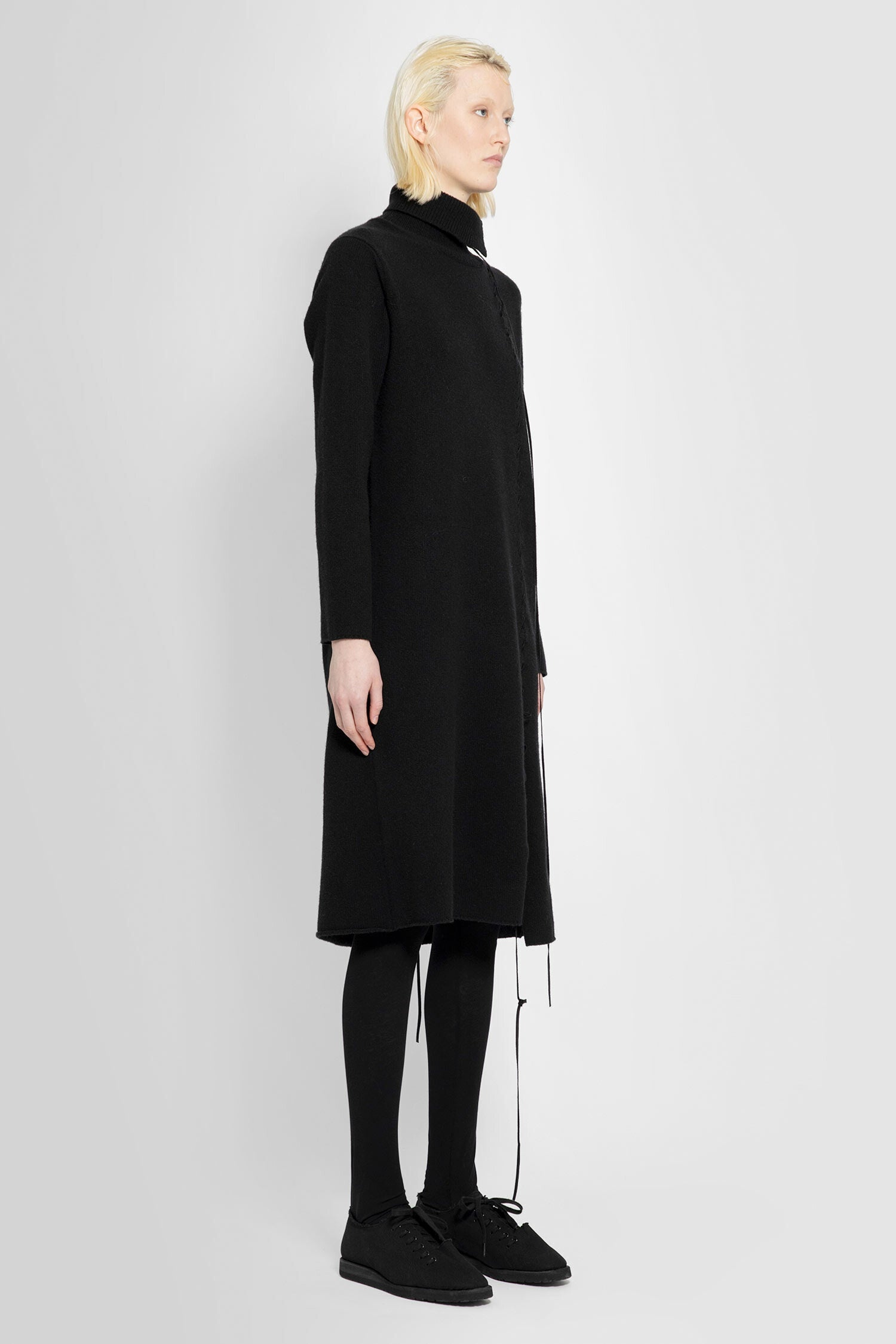 YOHJI YAMAMOTO WOMAN BLACK KNITWEAR - 2