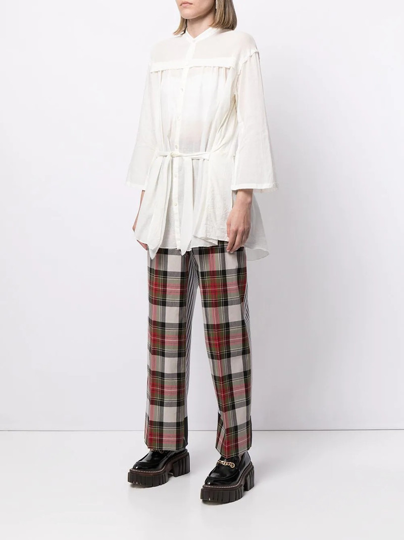 belted pleated shirt 3