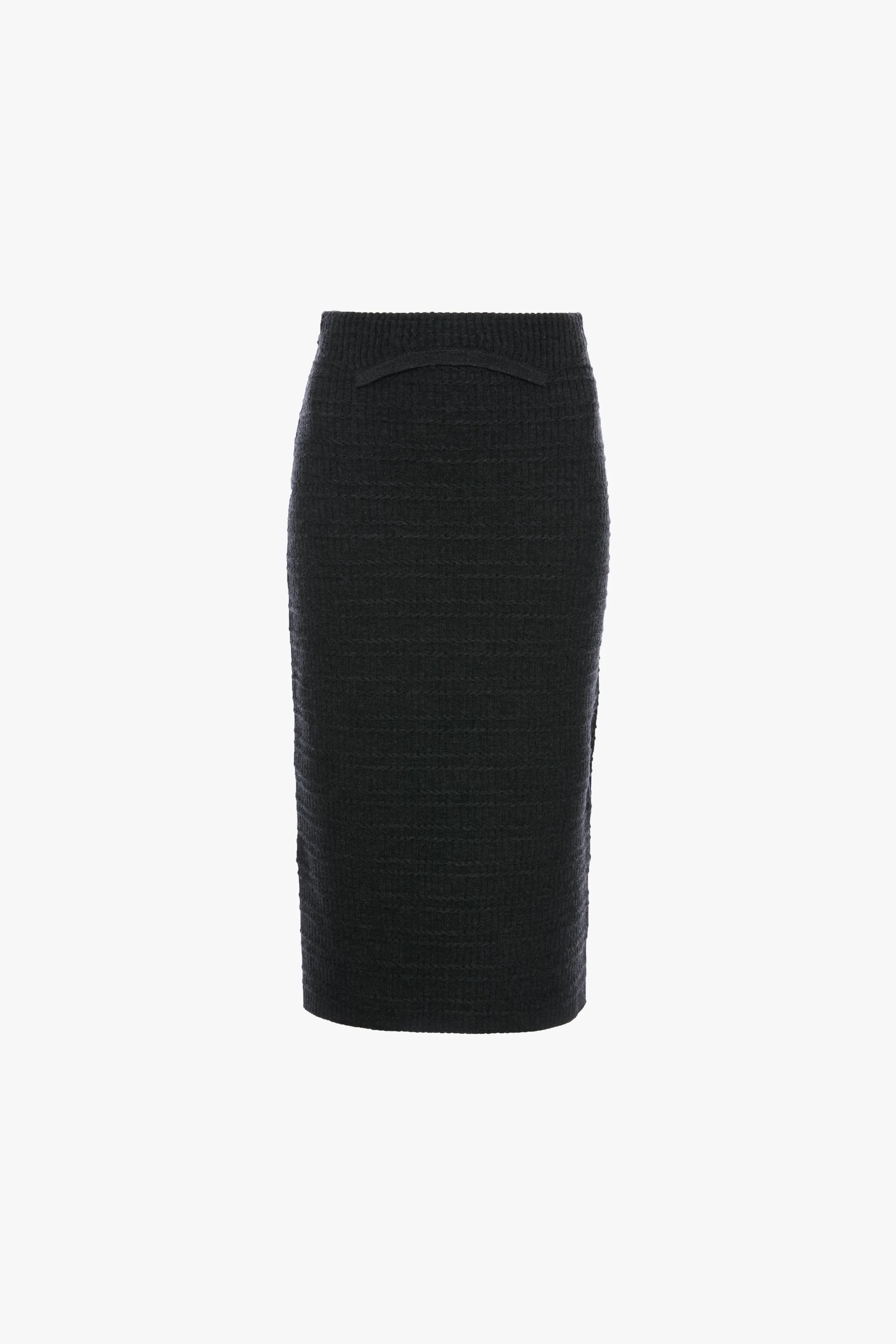 Folded Skirt In Ore Melange - 1