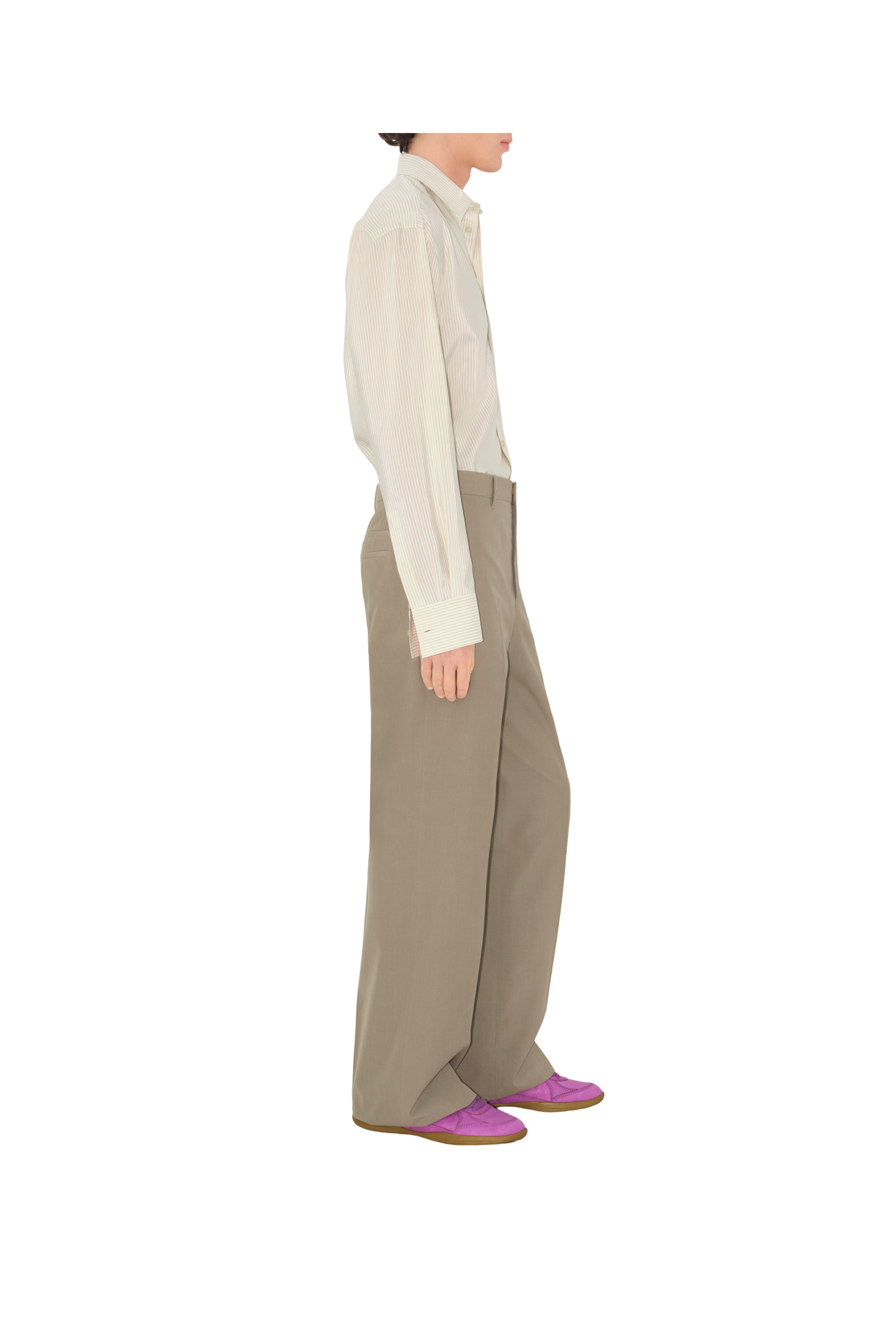 burberry Silk Tailored Trousers in Crater at Nordstrom - 3