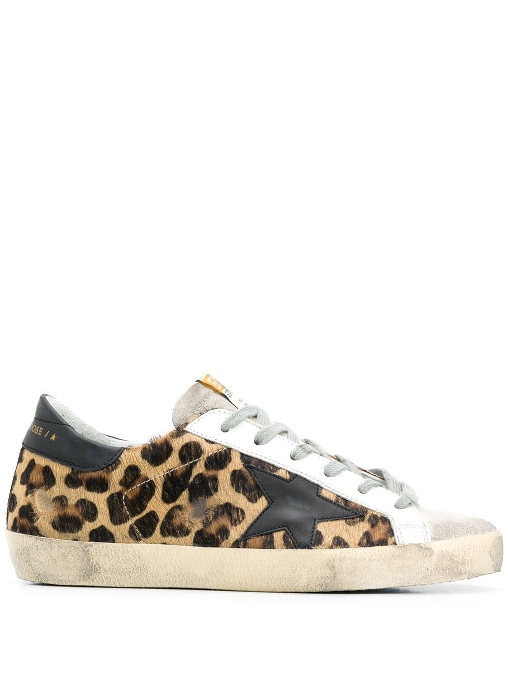 Superstar leopard-print sneakers - 1