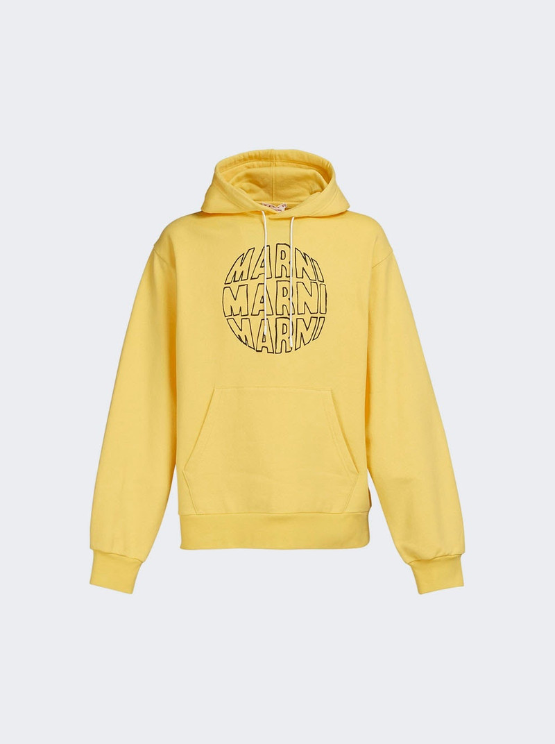 Hooded Sweatshirt Maize Yellow - 1