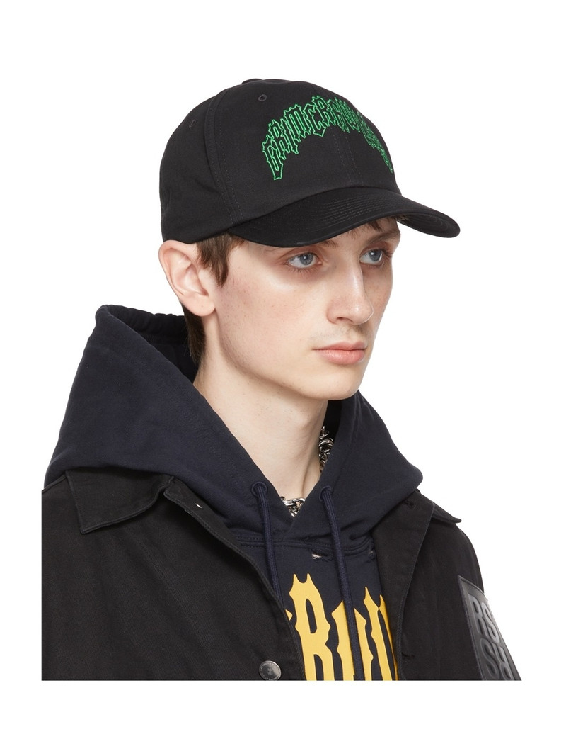 Raf Simons Black 'Grim Crawler' Cap outlook